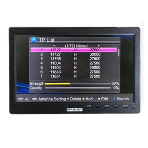 Moniteur HD avec écran IPS de 10,1 pouces, <span class=keywords><strong>DVB</strong></span>-S2/T2/C, analyseur de spectre, recherche de satellite numérique H.265, KPT-1011S/T - Product Image 4