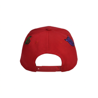 Casquette personnalisable 6 panneaux 100 % coton style streetwear hip-hop avec broderie 3D motif animal de dessin animé pour sport et pêche
