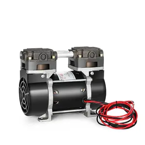 Kompresor Udara Bebas Minyak Sunyi, Pompa Kompresor Udara Mini 220V 50LPM untuk Konsentrator Oksigen 3L