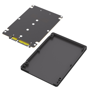 Kandang SATA M.2 SSD untuk 2.5 SATA, konverter SSD SATA kunci B & M ke kartu SATA 2.5 3.0 inci dengan casing plastik 7mm - Product Image 4