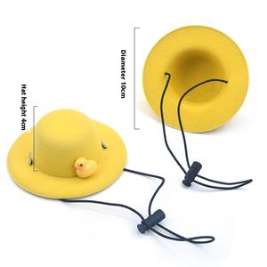 Gelbe Ente Dekoration für Haustier Katze Hut Gelbe Ente Muster Haustier Katze Nasses Handtuch - Product Image 3