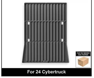 Tesla Cybertruck TPE 10mm Épaisseur Aiguilletée 2 Pièces Ensemble Complet Tapis de <span class=keywords><strong>Lit</strong></span> et de <span class=keywords><strong>Coffre</strong></span> avec Garantie d'un An Transfrontalier - Product Image 6