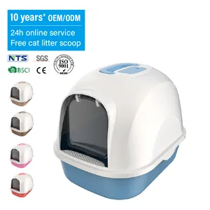 <span class=keywords><strong>Bac</strong></span> <span class=keywords><strong>à</strong></span> litière pour chat en <span class=keywords><strong>plastique</strong></span> et fil d'acier, anti-éclaboussures, de luxe, personnalisable, 20L, grand espace, contrôle des odeurs, vente en gros, produit phare - Product Image 1