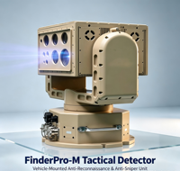 Caméra d'inspection tourelle de sécurité télécommandée électro-optique anti-espionnage et anti-sniper pour véhicules, pour la sécurité publique
