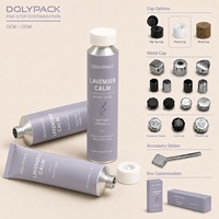 Tube en aluminium pliable personnalisé vide de 15 ml, 20 ml, 30 ml, 50 ml, 75 ml, 150 ml pour dentifrice familial et soins dentaires