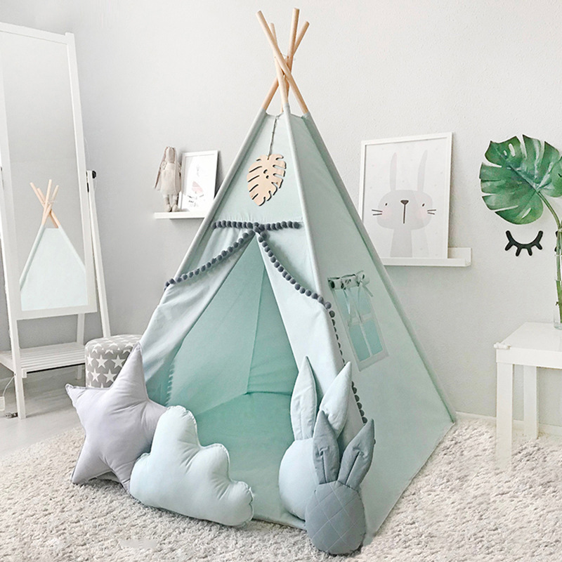 5 pole-green-each size 110cm,high 165cm