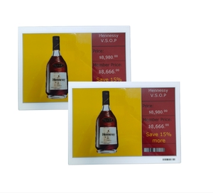 10.1 dello schermo dell'inchiostro di <span class=keywords><strong>E</strong></span> "Display di <span class=keywords><strong>Marketing</strong></span> Desktop etichetta ripiano elettronico (Esl) per il supermercato segnaletica Rpi <span class=keywords><strong>E</strong></span>-Ink schermo - Product Image 1
