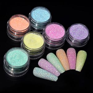 Poudre à ongles en acrylique brillante et scintillante pour l'hiver, avec des diamants mélangés, style sucre, paillettes pour l'art des ongles - Product Image 5