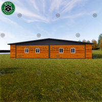 Casas Contenedor Prefabricadas de Acero con Acabado de Madera, Unidades Desmontables para Oficinas, Escuelas, Dormitorios, Diseño de Casa de Campo