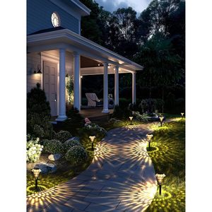 Luces de camino solares de luz diurna IP65 ABS impermeable para paisaje de jardín y patio con garantía de 2 años - Product Image 3