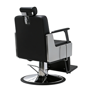 Black Gold Barber <b>Chair</b> Hydraulic <b>Reclining</b> Salon Styling <b>Chair</b> Adjustable Footrest Round Base Hair Furniture - Product Image 5
