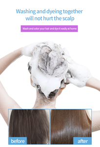 Shampoo Colorante Naturale alle <span class=keywords><strong>Erbe</strong></span> 3 in 1 <span class=keywords><strong>per</strong></span> Coprire <span class=keywords><strong>Capelli</strong></span> Grigi e Bianchi, Mousse Colorante Nera e Fulva - Product Image 5