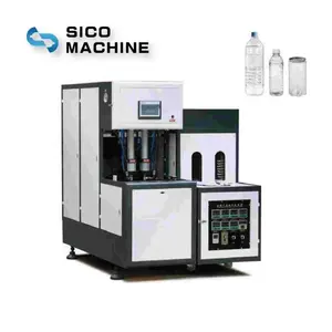New 2 Cavity Automatic Stretch Blow Molding Machine Semi-Automatic Hand Feeding for PET Bottle