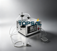 Machine de remplissage semi-automatique à tête unique pour liquides à base d'eau, remplisseuse de liquides chimiques quotidiens en bouteille