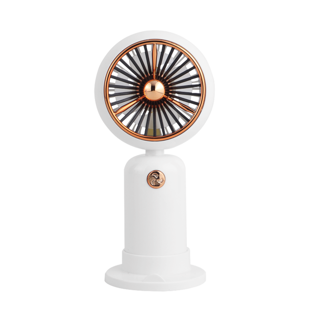 Portable Mini USB Rechargeable Personal Fan Handheld Small Desk Fan Base Eyelash Makeup Travel Car Application Cooling Feature
