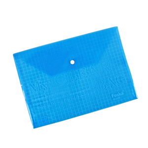 Foska A4 Fc Kantoorbenodigdheden Handgemaakt Zakdoorzichtig Plastic Documenttasbestand Mappen Documentmappen Met Drukknopsluiting - Product Image 5