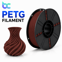 Filament d'imprimante 3D PETG professionnel 1,75 mm Bobine de 1 kg Haute résistance Impression fluide Expédition en 24 heures Stock disponible CE ROHS