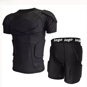 YOUNGSON Bulk Custom Rugby Sets - Club Logo <b>Padded</b> Uniform Wholesale Multi-sport Safety Gear Compression <b>Padded</b> <b>Shirt</b> Base Layer - Product Image 6