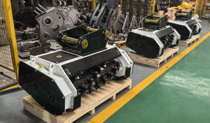 Heavy Duty 1.5m larghezza di lavoro escavatore trinciatrice rimozione terreni allegato per 1-30T escavatori macchine edili - Product Image 4