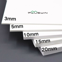Feuille de PVC Forex de 3 mm, 5 mm, 10 mm, 15 mm, 20 mm, procédé Culuka, panneau de PVC expansé flexible pour la publicité et la décoration