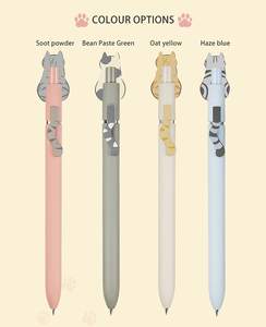 ปากกาเจลน่ารัก 0.5 มม. ปากกาเจลนักเรียน แห้งเร็ว หัวกด หมึกเจลสีดำ เหมาะสำหรับเครื่องเขียน อุปกรณ์การเรียน - Product Image 2