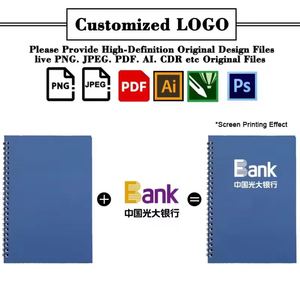 Customized <b>Notebook</b> with Logo Wholesale Promotional Business Gift <b>Leather</b> PU A5/<b>A4</b>/A6 Personalized Printing - Product Image 3