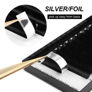 Venta caliente Belleza 0,03/0,05/0,07 C D Curl Easy Fanning Lashes Volumen Mega Extensión de pestañas Auto Blooming Pestañas hechas a mano - Product Image 4