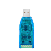 USB'den RS485'e Seri Dönüştürücü Adaptör Endüstriyel Modül TX RX PLC Sensörü için LED Göstergesi Modbus İletişimi
