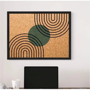 Tableau d'affichage rectangulaire décoratif <span class=keywords><strong>en</strong></span> bois moderne - Product Image 1