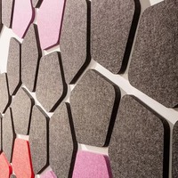 Panneau acoustique en feutre PET insonorisant, panneau acoustique en polyester, déflecteur acoustique, plafond acoustique suspendu