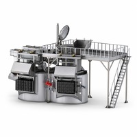 Four de fusion à double chambre pour aluminium recyclé, capacité personnalisée de 20T à 180T, pour fonderie industrielle de billettes et de plaques