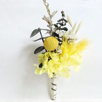 Bouquet de fleurs séchées préservées style bohème, mini décoration éternelle faite à la main pour mariage, fête des Mères, cadeau pour enfant, anniversaire - Vente directe usine