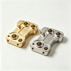 Soporte de Conexión Metálico Mecanizado por CNC con Diseño Personalizado OEM, Accesorios Mecánicos de Precisión de Aluminio y Latón Anodizado Multicolor - Product Image 1