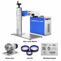 Machine de marquage laser à fibre de bureau pour l'acier inoxydable, l'aluminium, le plastique, la gravure de bijoux et l'impression de logos