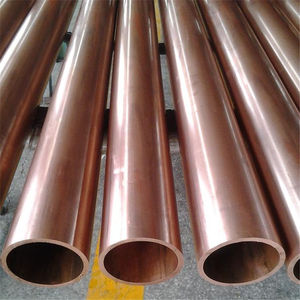 Tuyaux en cuivre droits non alliés de haute qualité en gros pour l'industrie de la décoration, longueur personnalisée (1~12m), diamètres 50mm-200mm - Product Image 2