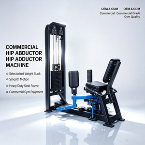 Machine Commerciale de <span class=keywords><strong>Musculation</strong></span> des Fessiers et des Cuisses, Équipement d'Abduction et d'Adduction des Hanches avec Poids, Machine d'Entraînement de Force - Product Image 6