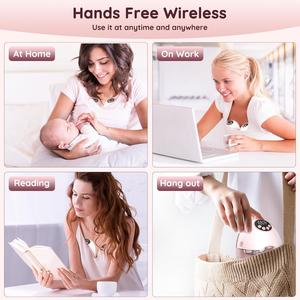 Tire-lait électrique portable mains libres à porter, double embout, 4 modes, 12 niveaux, 24 mm, 160 ml – Essentiels post-partum - Product Image 6