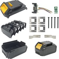 Boîtier de batterie de remplacement pour 20V DCB204 DCB205, kit de réparation DIY, coque en plastique, boîtier PCB 10 * 18650