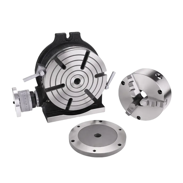 HV-10/TSL250 New Condition Manual Rotary Table CNC Milling Drilling Boring & Engraving Machine Cast Iron Core Bearing Components