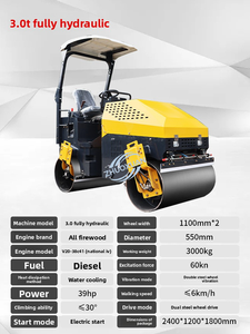 Mini-compacteur vibrant à bas prix, compacteur de construction routière à tambour simple et double - Product Image 6