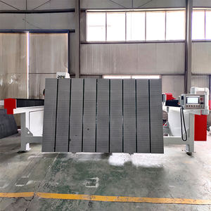 <span class=keywords><strong>Scie</strong></span> à pont automatique professionnelle à 4 axes contrôlée par PLC HQ 3220B pour la découpe de dalles de granit et de comptoirs, moteur 25 kW pour matériaux frittés - Product Image 3