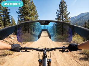 แว่นตาอัจฉริยะ AEMAI Q01 <span class=keywords><strong>แปล</strong></span><span class=keywords><strong>ภาษา</strong></span>ได้ 139 <span class=keywords><strong>ภาษา</strong></span>แบบเรียลไทม์ กล้องคู่ขนาดเล็ก ผู้ช่วย AI ชาร์จผ่านพอร์ต Type-C รองรับวิดีโอ กันน้ำระดับ IP67 - Product Image 6