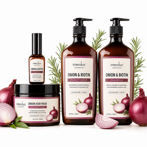 Shampooing et après-<span class=keywords><strong>shampoing</strong></span> crème <span class=keywords><strong>naturel</strong></span> végétalien à l'oignon, au romarin et à la biotine, anti-pelliculaire, nourrissant, <span class=keywords><strong>sans</strong></span> sulfate, pour les cheveux, marque privée - Product Image 1