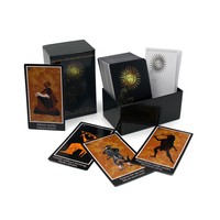 Accessoire d'horloge de sable avec pièce de monnaie en plastique personnalisé adulte question jeu de cartes jouant famille carte personnalisée jeu de société boîte de jeu de cartes