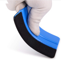 Kit d'outils pour covering automobile : Couteau utilitaire, Couteau de découpe de film, Raclette en feutre, Grattoir de découpe de ligne, Gants pour l'installation de PPF et de vinyle