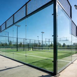 รั้วสนามแพเดิลกลางแจ้งป้อง<span class=keywords><strong>กัน</strong></span>รัง<span class=keywords><strong>สี</strong></span>ยูวี อายุการใช้งานยาวนาน พร้อมสี RAL ที่ปรับแต่งได้ สำหรับโรงเรียนและสวนสาธารณะ - Product Image 4