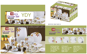 YDY New Design Custom logo Fine Porcelain Dinnerware <strong>Set</strong> Luxury 80pcs <strong>Bone</strong> <strong>China</strong> <strong>Dinner</strong> <strong>Sets</strong> - Product Image 6