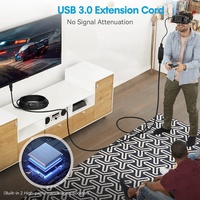 Câble d'extension USB 3.0 mâle vers femelle Xput, plaqué or, répéteur actif en PVC, haute vitesse, 5M-30M, pour imprimante, appareil photo et scanner