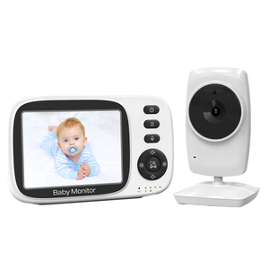 Caméra de <span class=keywords><strong>surveillance</strong></span> pour bébé de 3,2 pouces, best-seller, sans fil, minuterie d'alimentation, température, vidéo, caméra pour bébé, moniteur vidéo pour bébé ECO - Product Image 1
