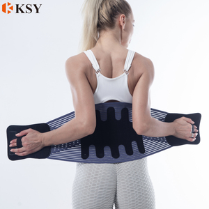 Cinturón <span class=keywords><strong>Lumbar</strong></span> de compresión para hombre y mujer, soporte de espalda baja, alivio del dolor de espalda, gimnasio, Fitness, Protector de soporte de columna vertebral - Product Image 6